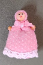 Vintage Tiny Miniature Baby Doll Baby 2”