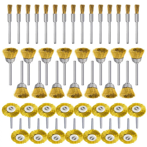 45pcs brass polishing wire cup - 45pcs,
