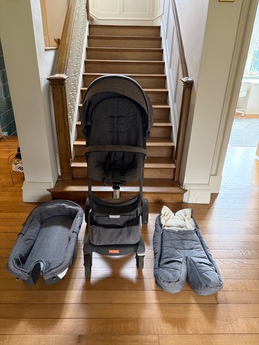 Stokke grey pushchair 1 - pushchair, 3