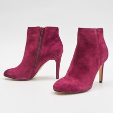 Aldo Quezaire Boots Women's Size UK 4.5  EU 37.5 Burgundy Ankle Heel
