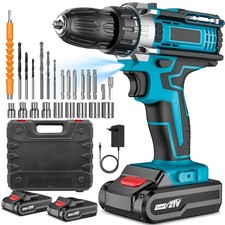 2 Battery 21V Cordless Drill