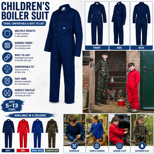 Fort tearaway junior coverall - fort,
