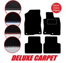Honda Civic 2017 onwards Tailored Car Mats Deluxe Carpet & Edgings 4 Clips