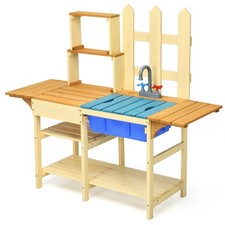Costway Kid's Wooden Mud