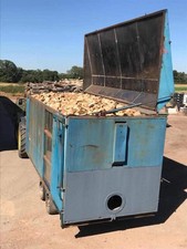 Firewood Log Processor Kiln Dry Fire Wood Drying Trailer Biomass Forestry