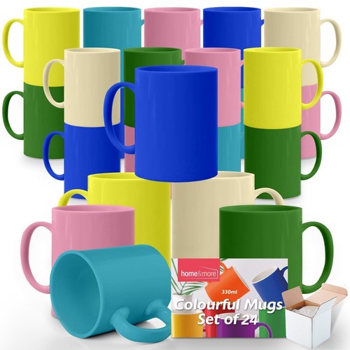Multi coloured mugs - 12-36,