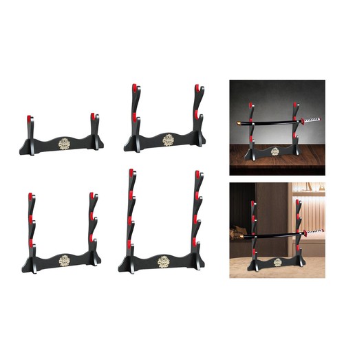 Wooden samurai sword stand - sword,
