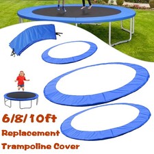 Safety Pad Mat Waterproof Trampoline Spring Protect Cover Kit For 6/8/10ft UK