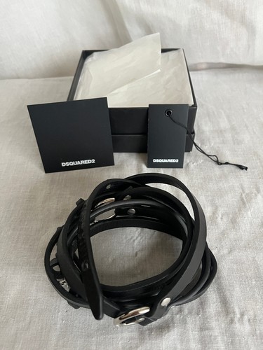 Dsquared black leather - black,