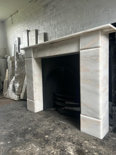 Marble fire surround for cast - marble,