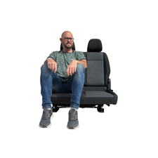 Rear Double Van Seat + Removable + ISO FIX + Folds Flat + New + FREE SHIPPING