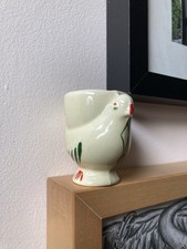 Vintage 1920’s Keel Street pottery hen shaped egg cup - porcelain Collectible