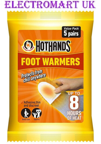 Hothands foot warmers to - foot, up