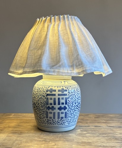 Vintage blue white chinese - white,