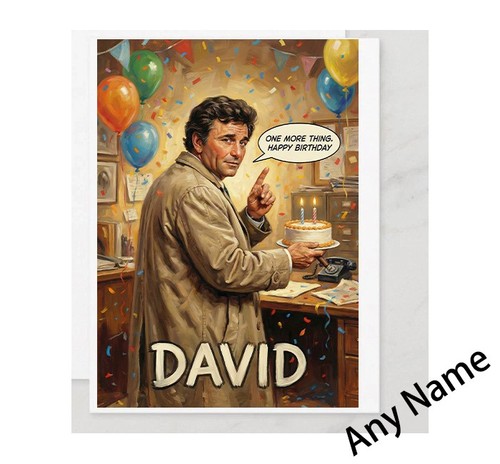 Columbo birthday card - birthday,
