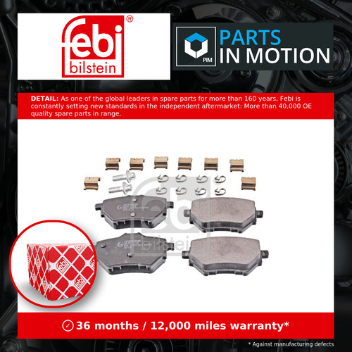 Brake pads set fits vauxhall - brake,