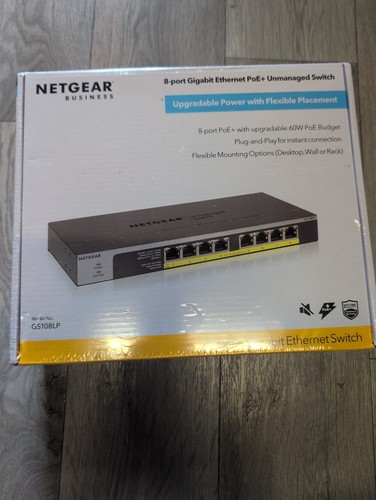 Netgear gs108lp port gigabit - netgear,