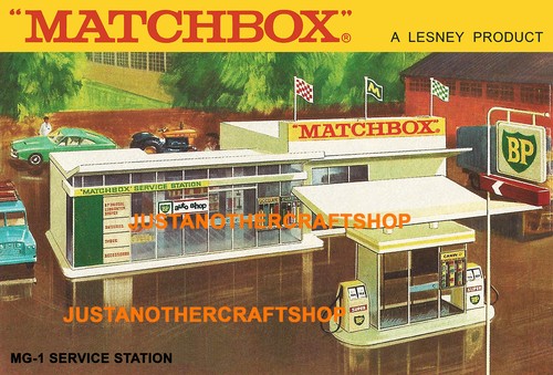 Matchbox service station - mg-1,