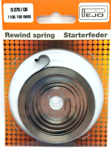Recoil starter spring - spring, for