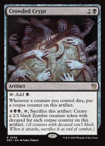 Crowded crypt mass - crowded,