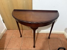 Hall Table Solid Mahogany Wood