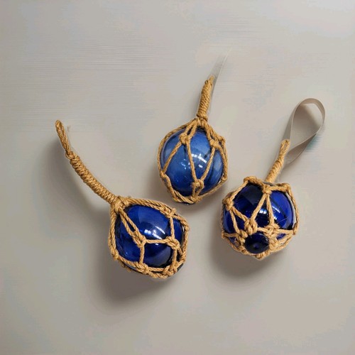 Cobalt blue glass decorative - cobalt,