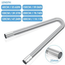 60cm-300cm 2 Layer Stainless Steel Exhaust Pipe Exhaust Hose For Webasto Heater