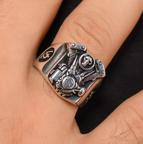 Motorcycle men handmade 925 - men's,