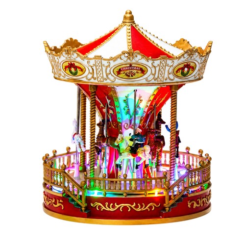 Animated musical carousel red - carousel,