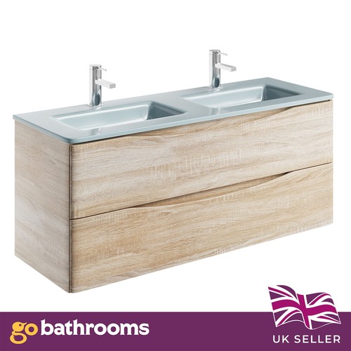 1200mm wall hung double vanity - 1200mm,