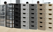 6 Tier Storage Drawer Rattan
