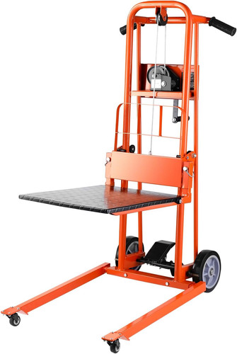 Material lift winch stacker - lift,