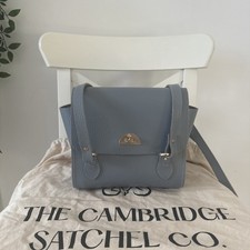 Cambridge Satchel Company Mini Emily Tote/Crossbody Bag in French Grey Leather