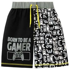 Gamer Swim Shorts Kids Boys 6