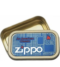 Zippo Tin 1oz Blue with Rubber