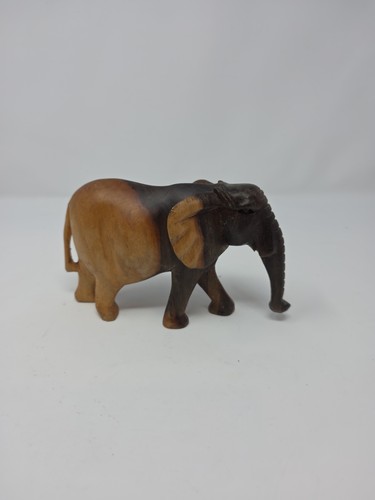 Hand carved wooden elephant - carved,