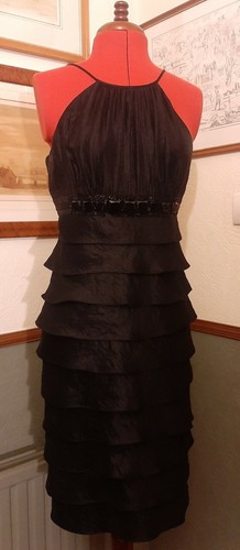 Adrianna papell black tiered - adrianna,