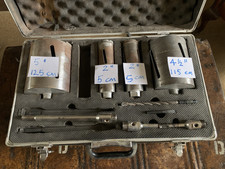 Mexco Diamond Core Drill Accessories Set Carry Trolley Case USED - VGC