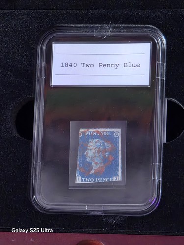 1840 penny blue - penny, rarer