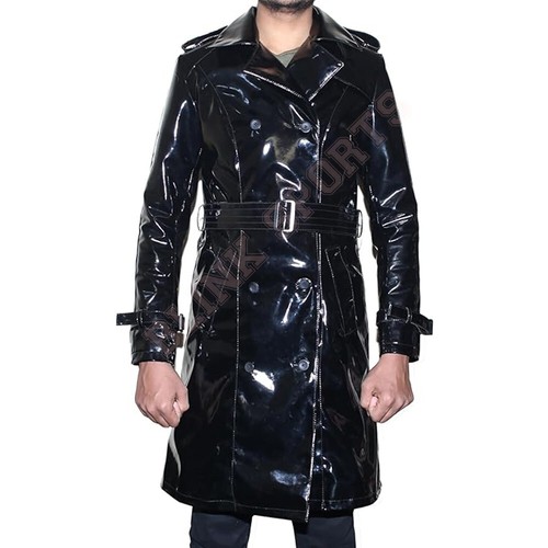Men trench vinyl shiny - men's,