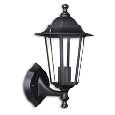 6 Sided Wall Light Black Lantern Outdoor Light IP44  Waterproof E27 Lamp Yard