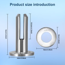 110CM Stainless Steel Glass