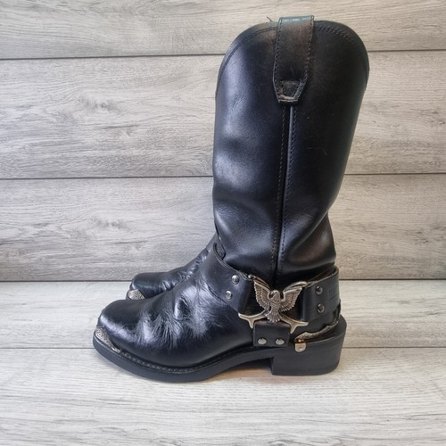 Grinders harness biker boots - harness,
