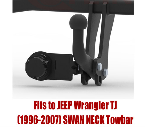 Swan neck tow - neck, for