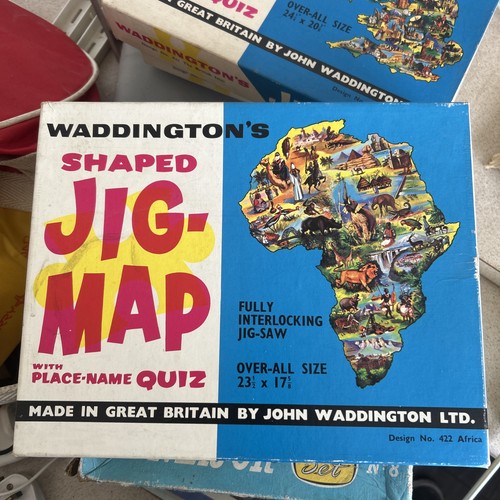 Waddingtons shaped jig map - shaped, jig-map