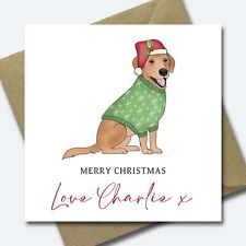 Dog Christmas Card -