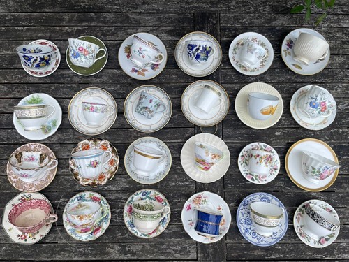Assorted vintage china mix - vintage,