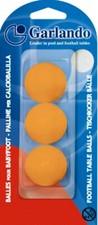 Garlando Orange Table Footballs - Pack of 3 