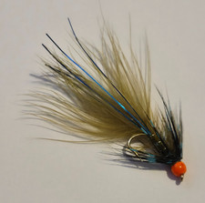 3 x Blue Flash Damsel Fly Fishing Trout Lures Wet Flies Size 10 Deadly Pattern