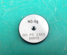 ENGINEERS M3 6G  SCREW THREAD GO RING GAUGE